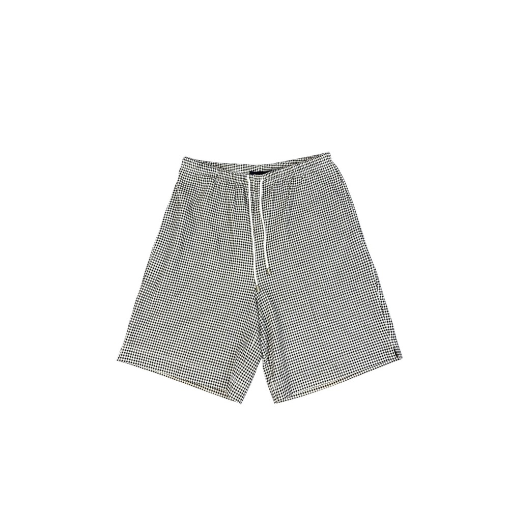 Y2K Vintage Gingham Checkered Long Shorts Size 6 Cotton Jorts Summer Casual